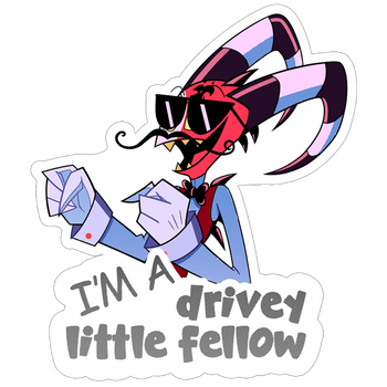 Drivey Little Fellow Sticker *LIMITED STOCK* – Shark Robot