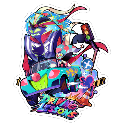 Driving Lessons Sticker *LIMITED STOCK*