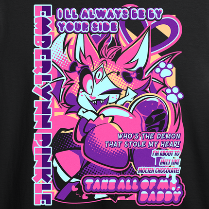 Pullover Hoodie - Emberlynn - From Helluva Boss with Love *LAST CHANCE*