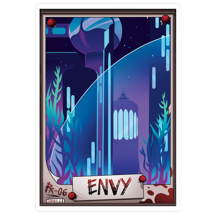 Helluva Boss Trading Cards - Envy Promo Card (PR-06) *LIMITED STOCK*