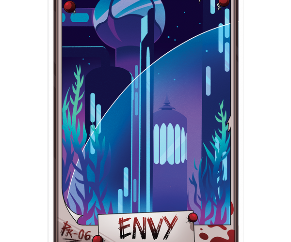 Helluva Boss Trading Cards - Envy Promo Card (PR-06) *LIMITED