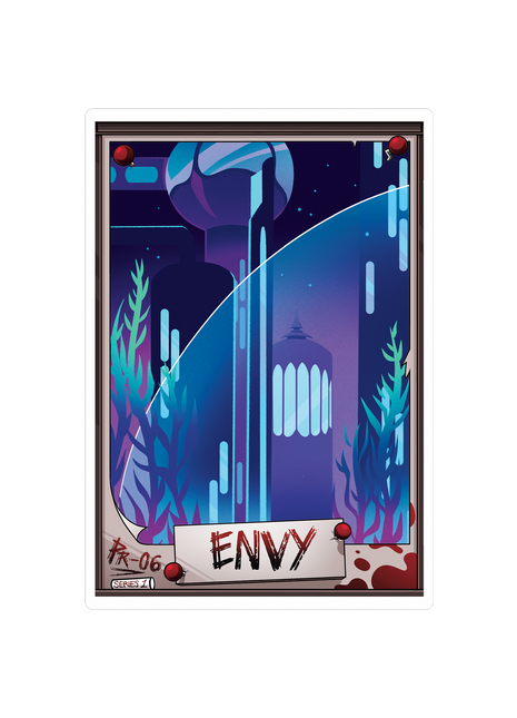 Helluva Boss Trading Cards - Envy Promo Card (PR-06) *LIMITED STOCK*