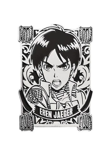Attack on Titan Silver Badge Eren Pin *LAST CHANCE*