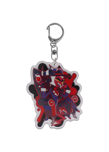 Exes and Oohs - Crimson Acrylic Keychain *LIMITED STOCK*