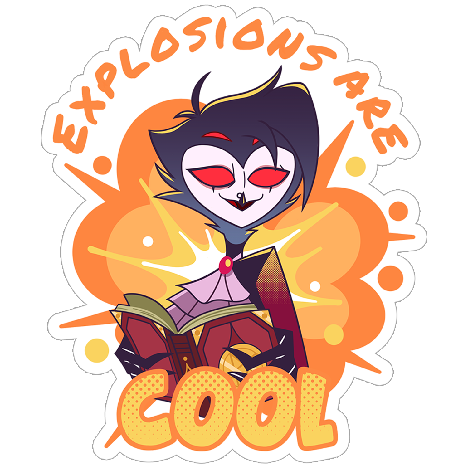 Explosions Are Cool Sticker *LIMITED STOCK* – Shark Robot