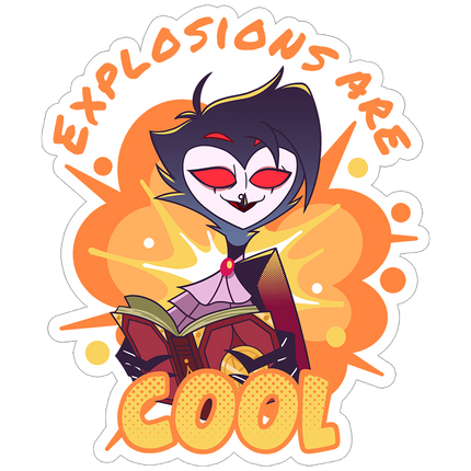 Explosions Are Cool Sticker *LIMITED STOCK*