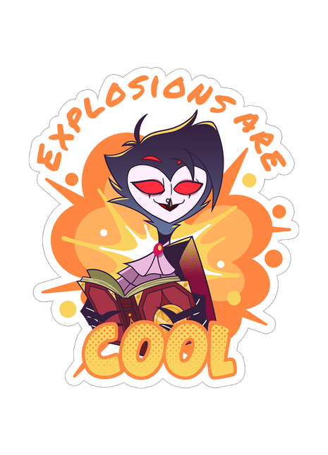 Explosions Are Cool Sticker *LIMITED STOCK*