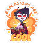 Explosions Are Cool Sticker *LIMITED STOCK* – Shark Robot