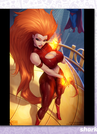 Fiery Redhead - Poster Print