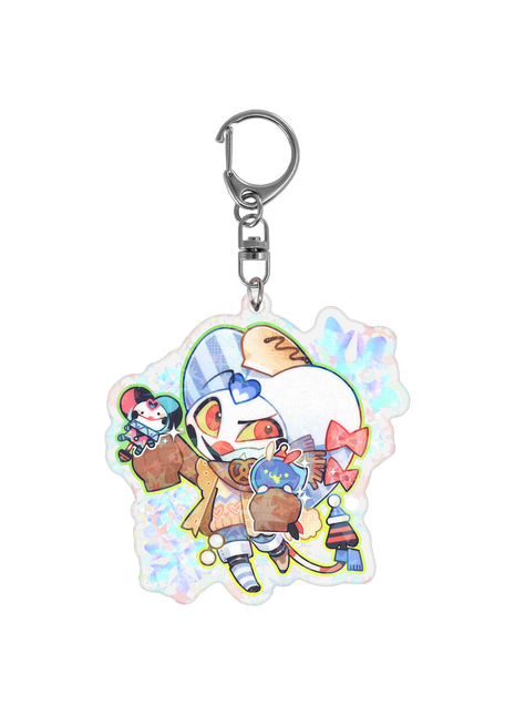 Fizzarolli - Cozy Winter - Holographic Keychain *LIMITED STOCK*