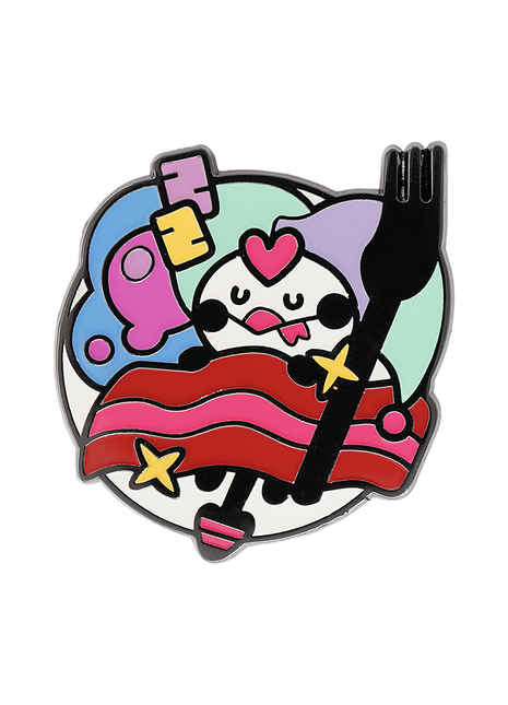 Bed and Breakfast Fizz Enamel Pin  *LIMITED STOCK*