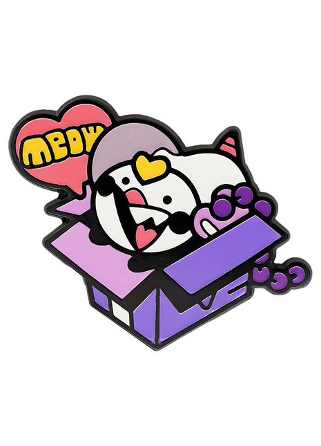 Fizz in a Box Enamel Pin *LIMITED STOCK*