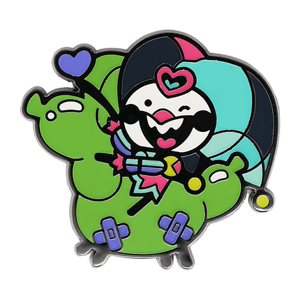 Worm Horse Fizz Enamel Pin *LIMITED STOCK*