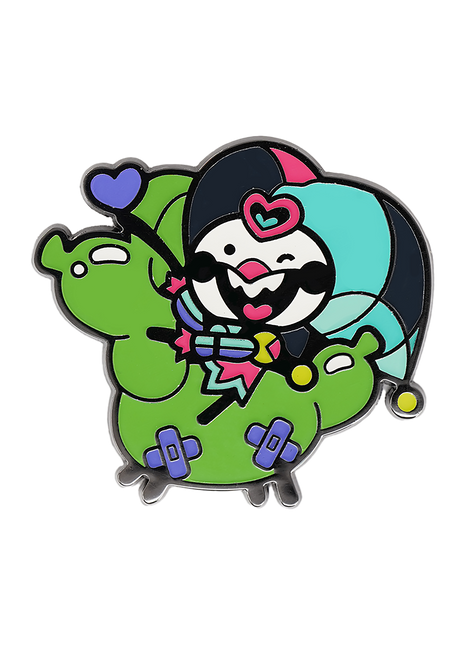 Worm Horse Fizz Enamel Pin *LIMITED STOCK*