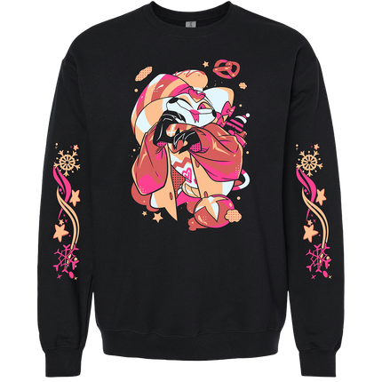 Crewneck Sweatshirt - Fizz - Cozy Winter w/Printed Sleeves *PRE-ORDER*