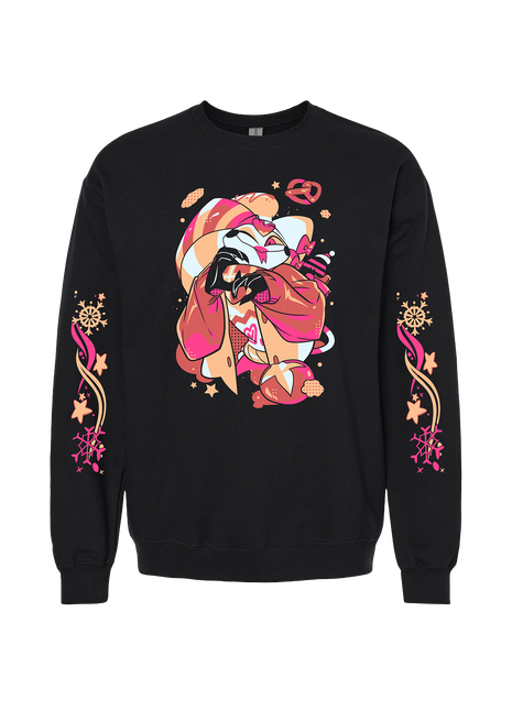 Crewneck Sweatshirt - Fizz - Cozy Winter w/Printed Sleeves *PRE-ORDER*