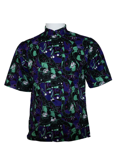 Fizz/Ozzie/Mammon Pattern - Button Up Shirt *FINAL SALE*