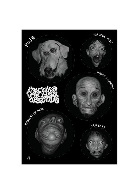 Forgotten Friends Sticker Set A