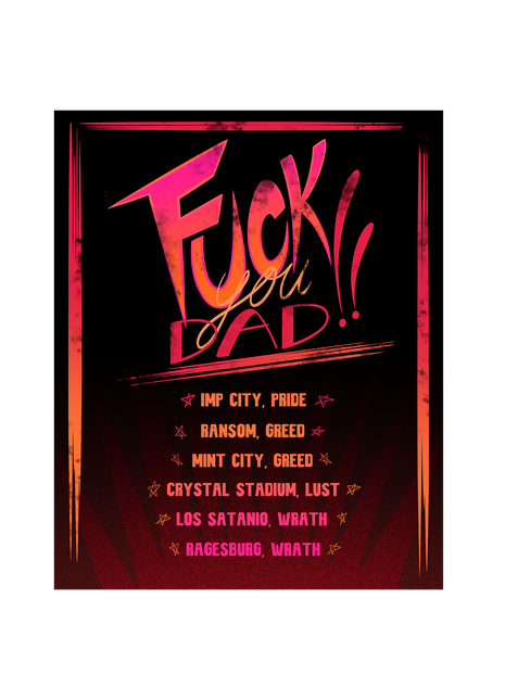 F*ck You Dad Tour Poster *LIMITED RUN*