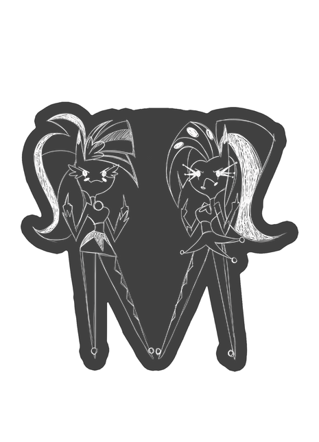 Sketchy Glitz + Glam Car Decal *LIMITED STOCK*