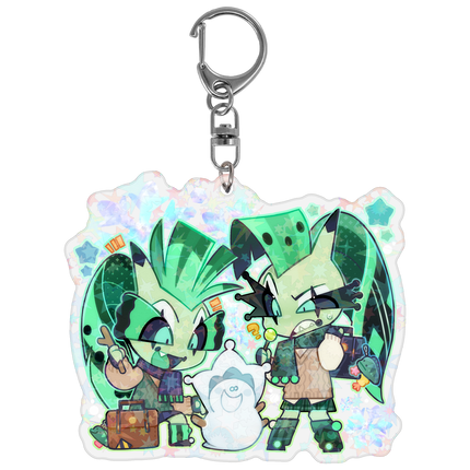 Glitz & Glam - Cozy Winter - Holographic Keychain *LIMITED STOCK*