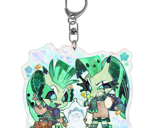Glitz & Glam - Cozy Winter - Holographic Keychain *LIMITED STOCK