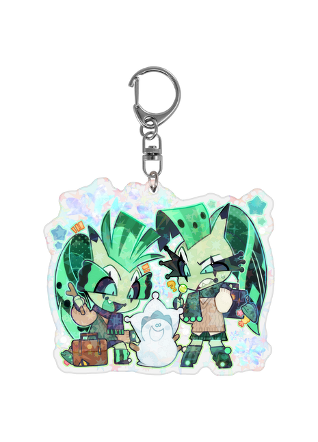 Glitz & Glam - Cozy Winter - Holographic Keychain *LIMITED STOCK*