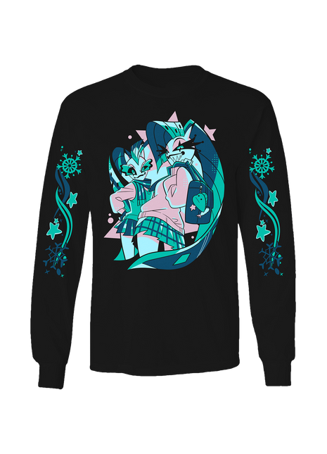 Long Sleeve Shirt - Glitz & Glam - Cozy Winter w/Printed Sleeves *PRE-ORDER*