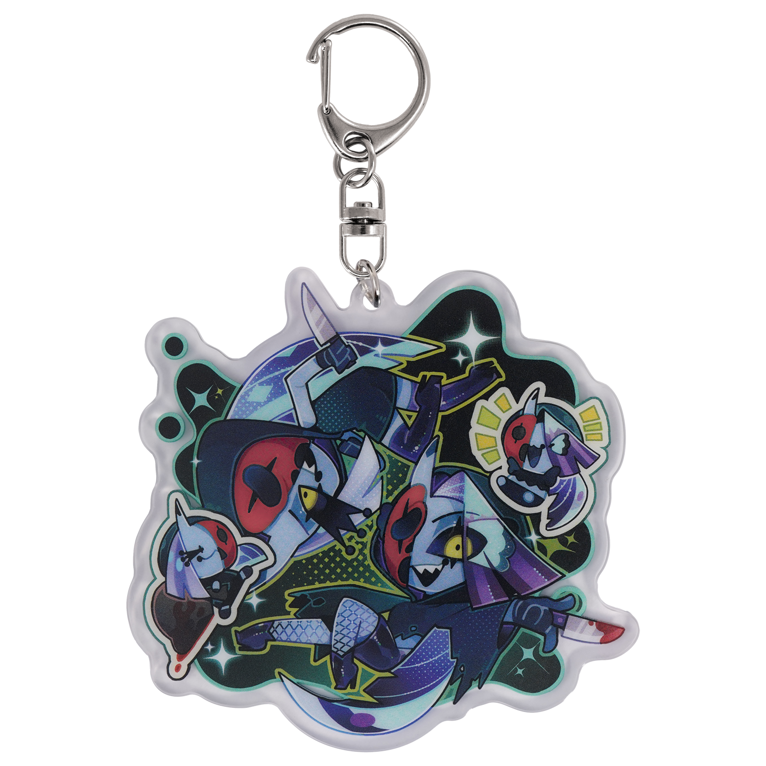 Glitz & Glam - Halloween Slasher Keychain *LIMITED STOCK* – Shark Robot