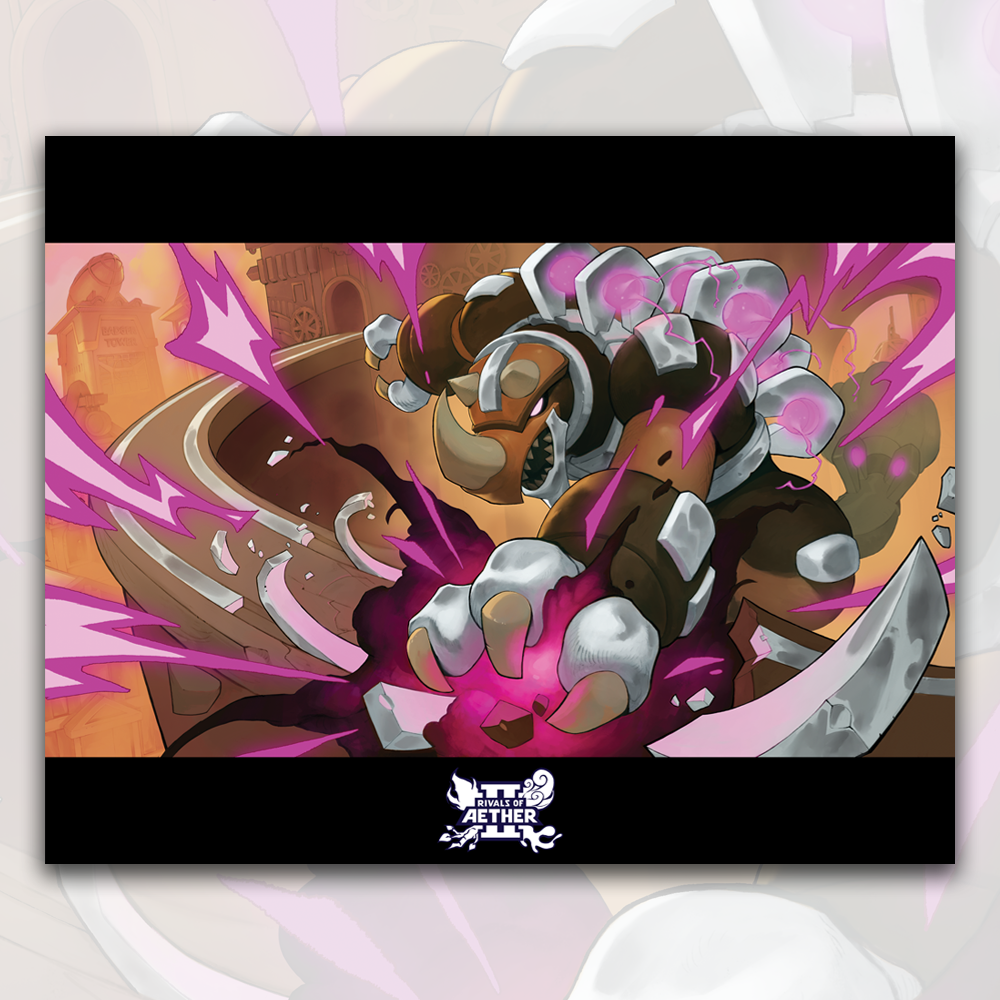 Galvan Rivals Rivals of Aether 2 - Galvan Poster Print – Shark Robot