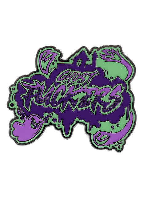 Ghost Fckrs Logo GLOW IN THE DARK Enamel Pin