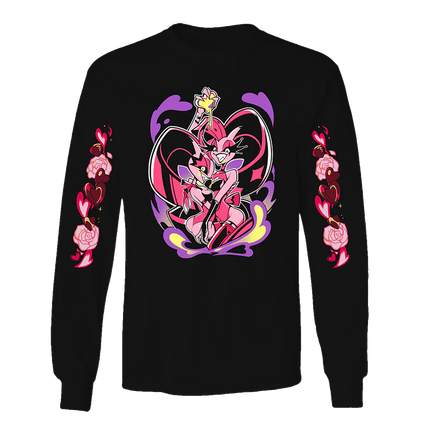 Long Sleeve Shirt - Glitz and Glam Valentines 2025  w/Printed Sleeves *LAST CHANCE*