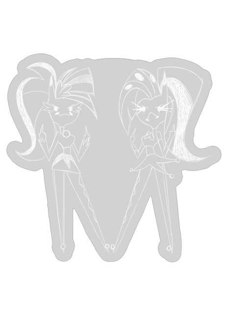 Sketchy Glitz + Glam Car Decal *LIMITED STOCK*