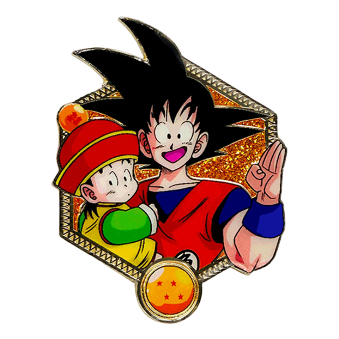 Golden Series 2: Goku and Baby Gohan - DBZ Pin – Shark Robot