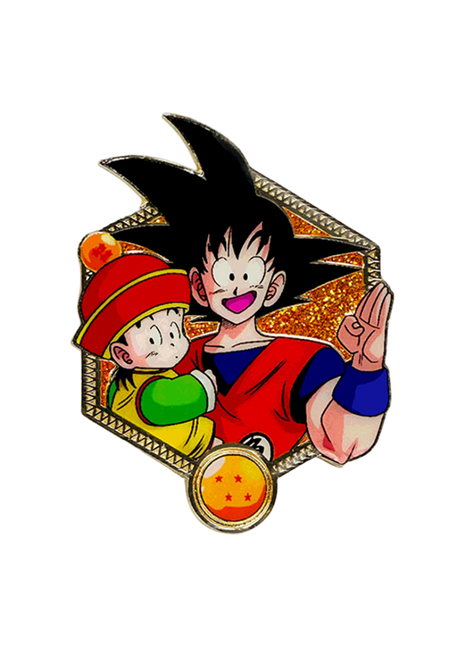 Golden Series 2: Goku and Baby Gohan - DBZ Pin