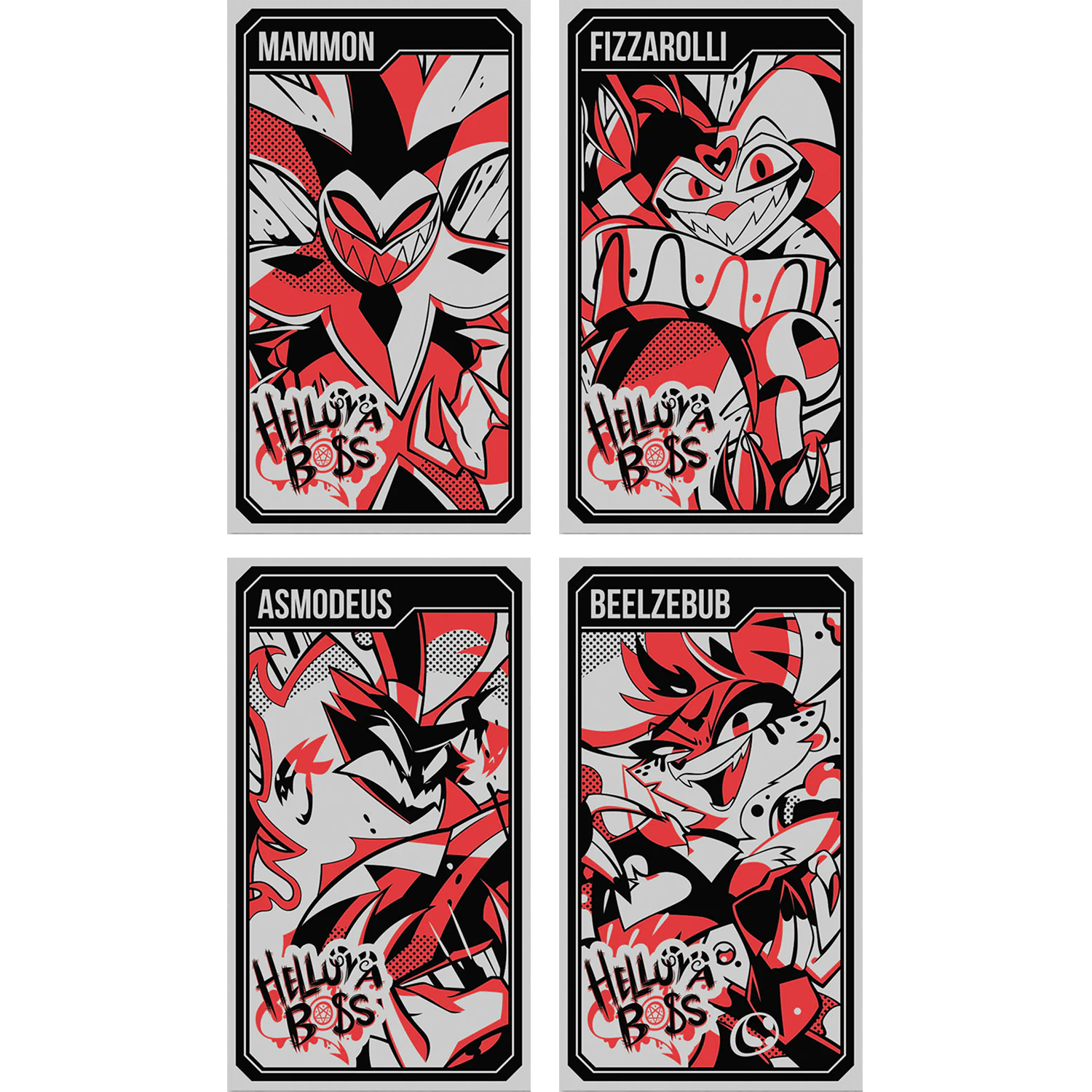 Helluva Boss ヘルヴァボス メタルカード 纏め Helluva Boss Helluva Boss ヘルヴァボス メタルカード 纏め Helluva Boss