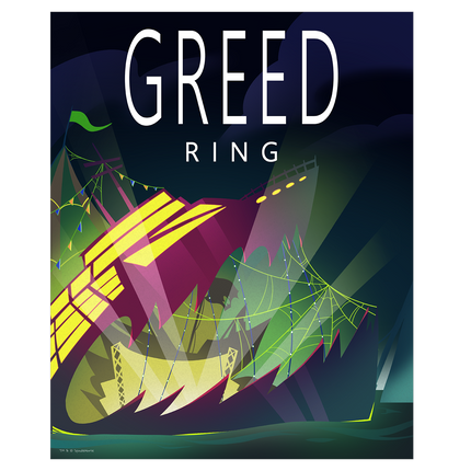 Greed Ring National Park Style Poster *LIMITED RUN*