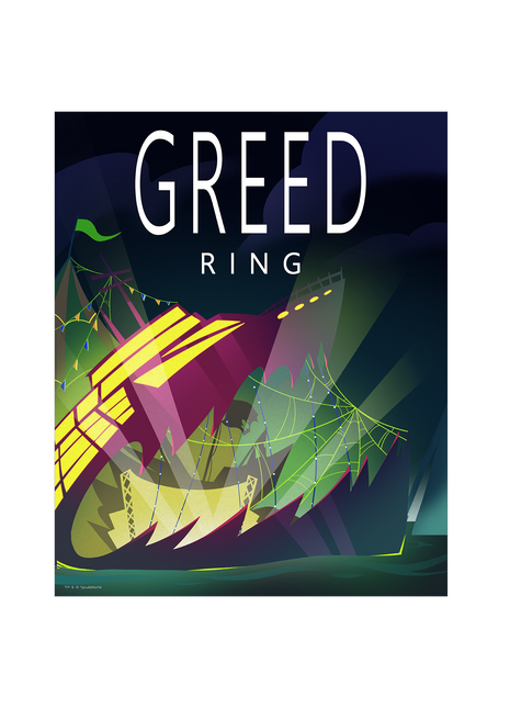 Greed Ring National Park Style Poster *LIMITED RUN*