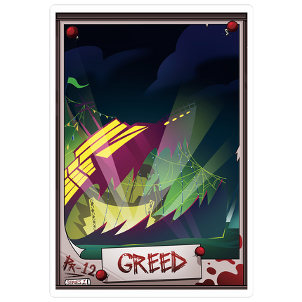 Helluva Boss Trading Cards - Greed Promo Card (PR-12) *LIMITED STOCK*