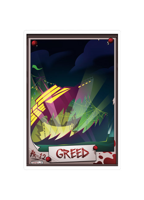 Helluva Boss Trading Cards - Greed Promo Card (PR-12) *LIMITED STOCK*