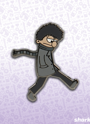 RoboRoku: Blustery Boy Hard Enamel Pin *LAST CHANCE*