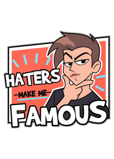 Jordie - Haters Make Me Famous Enamel Pin *LIMITED STOCK*