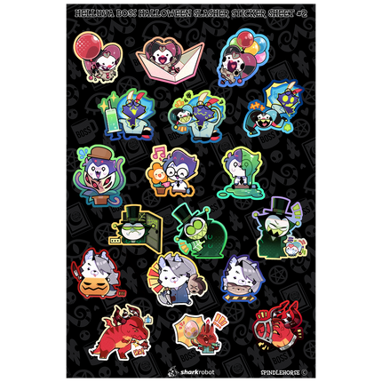 Helluva Boss: Halloween Chibi Sticker Sheet 2 *LAST CHANCE*