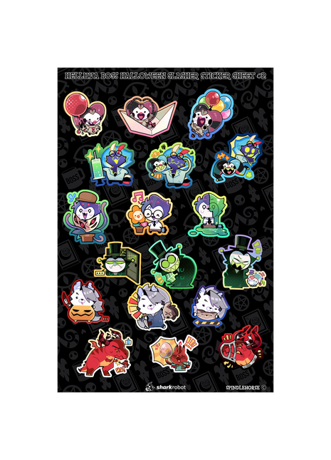 Helluva Boss: Halloween Chibi Sticker Sheet 2 *LAST CHANCE*