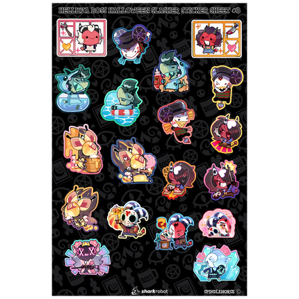 Helluva Boss: Halloween Chibi Sticker Sheet 3 *LAST CHANCE*