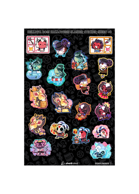 Helluva Boss: Halloween Chibi Sticker Sheet 3 *LAST CHANCE*