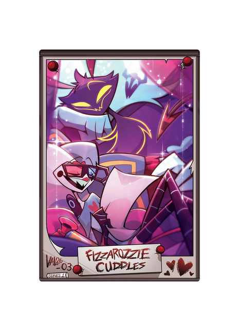 Helluva Boss Trading Cards Fizzarozzie Cuddles Promo Card (VAL26-03) WITH CASE *PRE-ORDER*