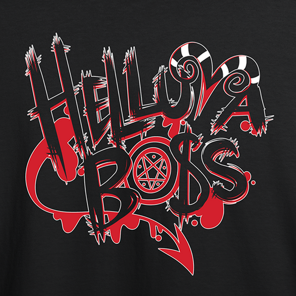 Helluva Boss Logo T-Shirt – Shark Robot