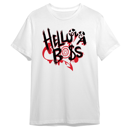 Helluva Boss Logo T-Shirt (White) *SALE*