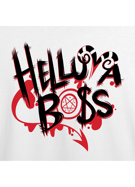 Helluva Boss Logo T-Shirt (White) *SALE*